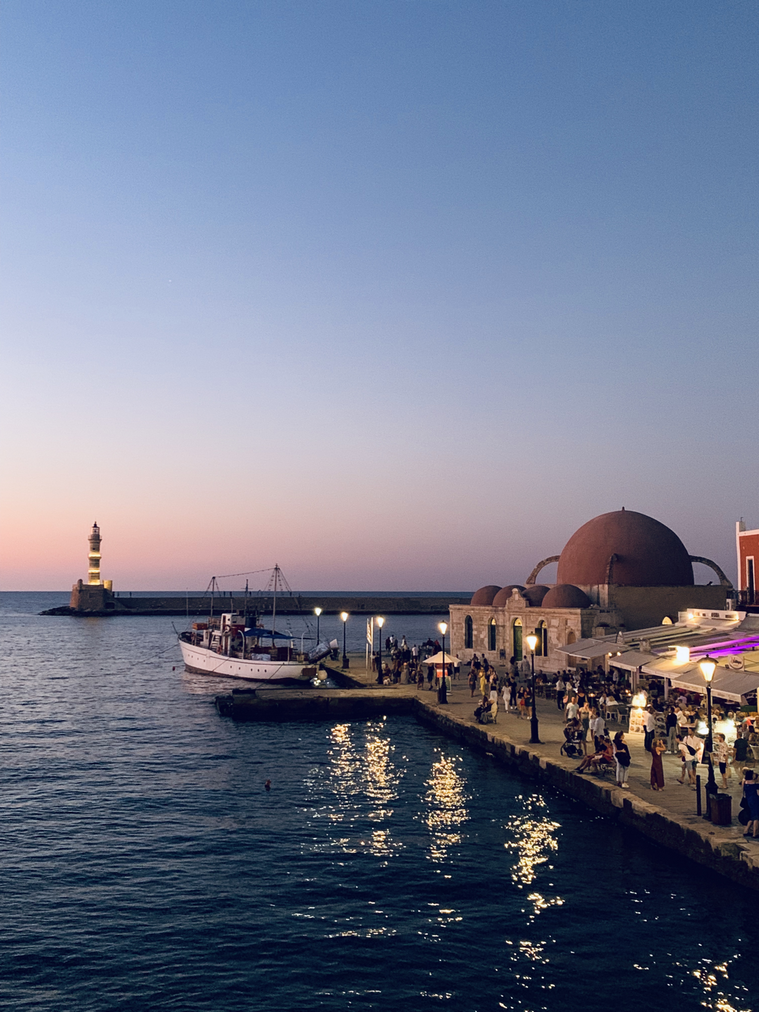 Chania town in September